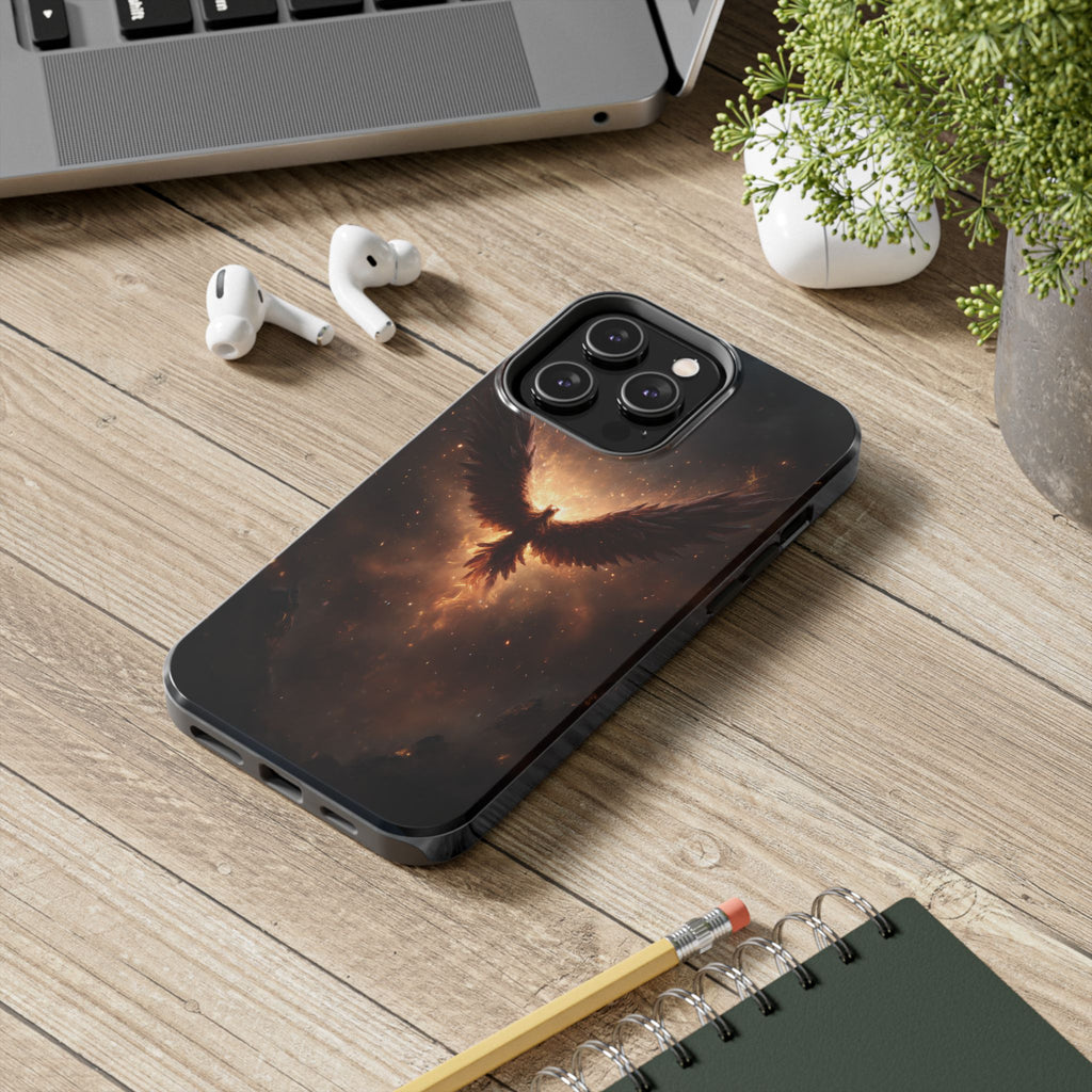 Funda Premium MINUX para iPhone y Samsung Galaxy - Phoenix Rise