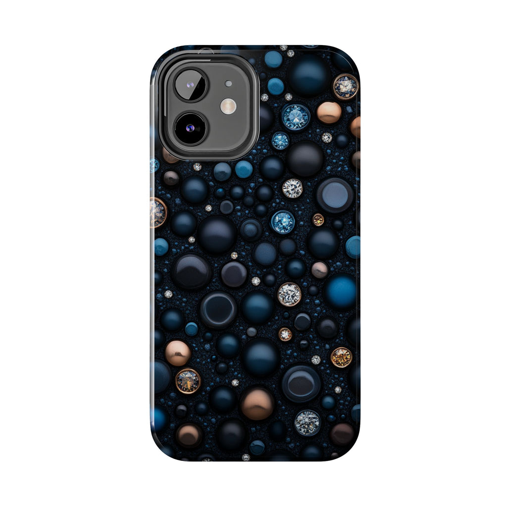 Fundas Premium MINUX para iPhone y Samsung Galaxy - Midnight Blue Pearl Mosaic