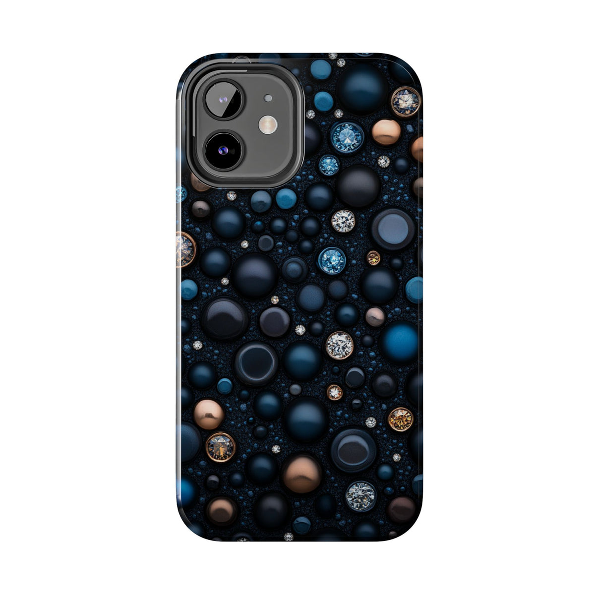 Fundas Premium MINUX para iPhone y Samsung Galaxy - Midnight Blue Pearl Mosaic
