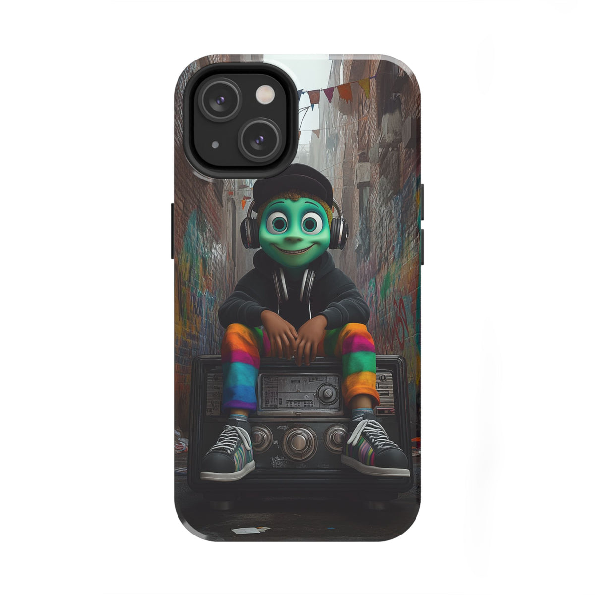 Funda Premium MINUX para iPhone y Samsung Galaxy - Alien Boy