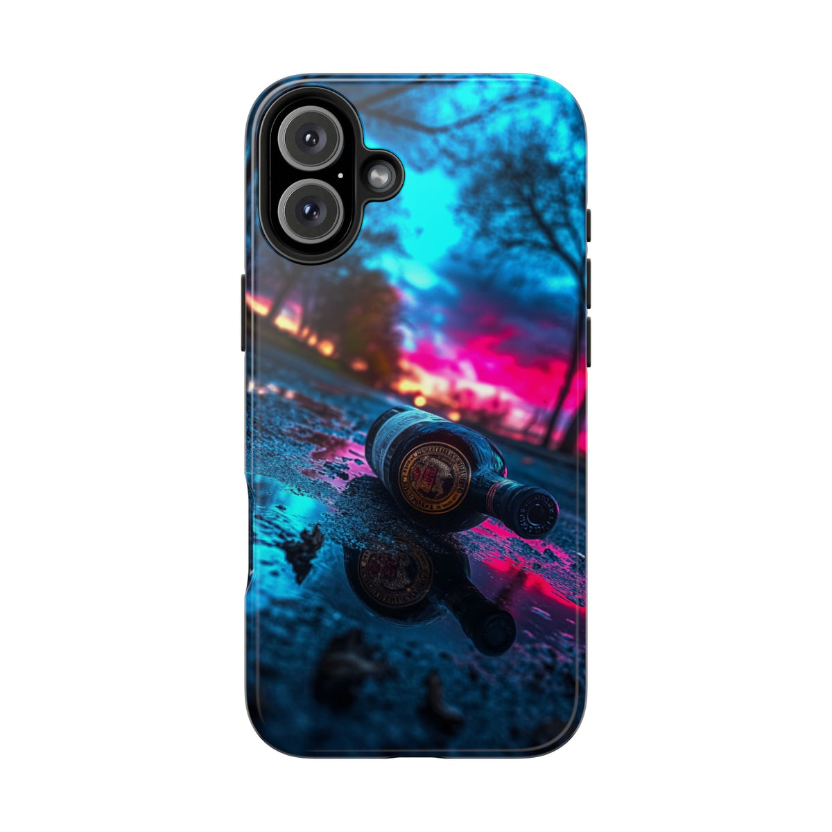 Funda Premium MINUX para iPhone y Samsung Galaxy - Neon Color Bottle