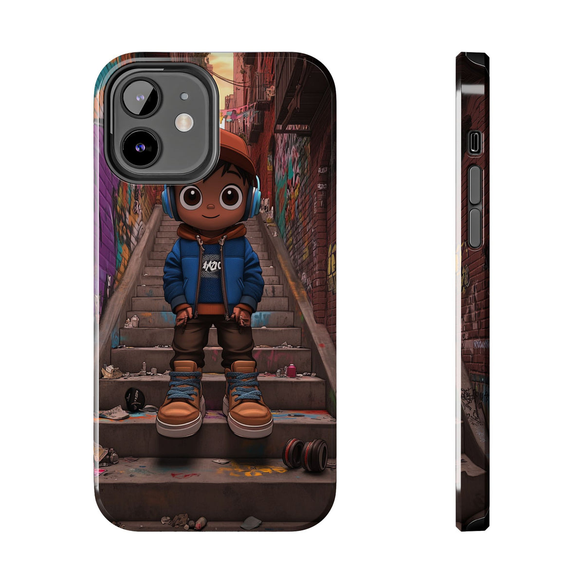 Funda Premium MINUX para iPhone y Samsung Galaxy - Street Boy 003