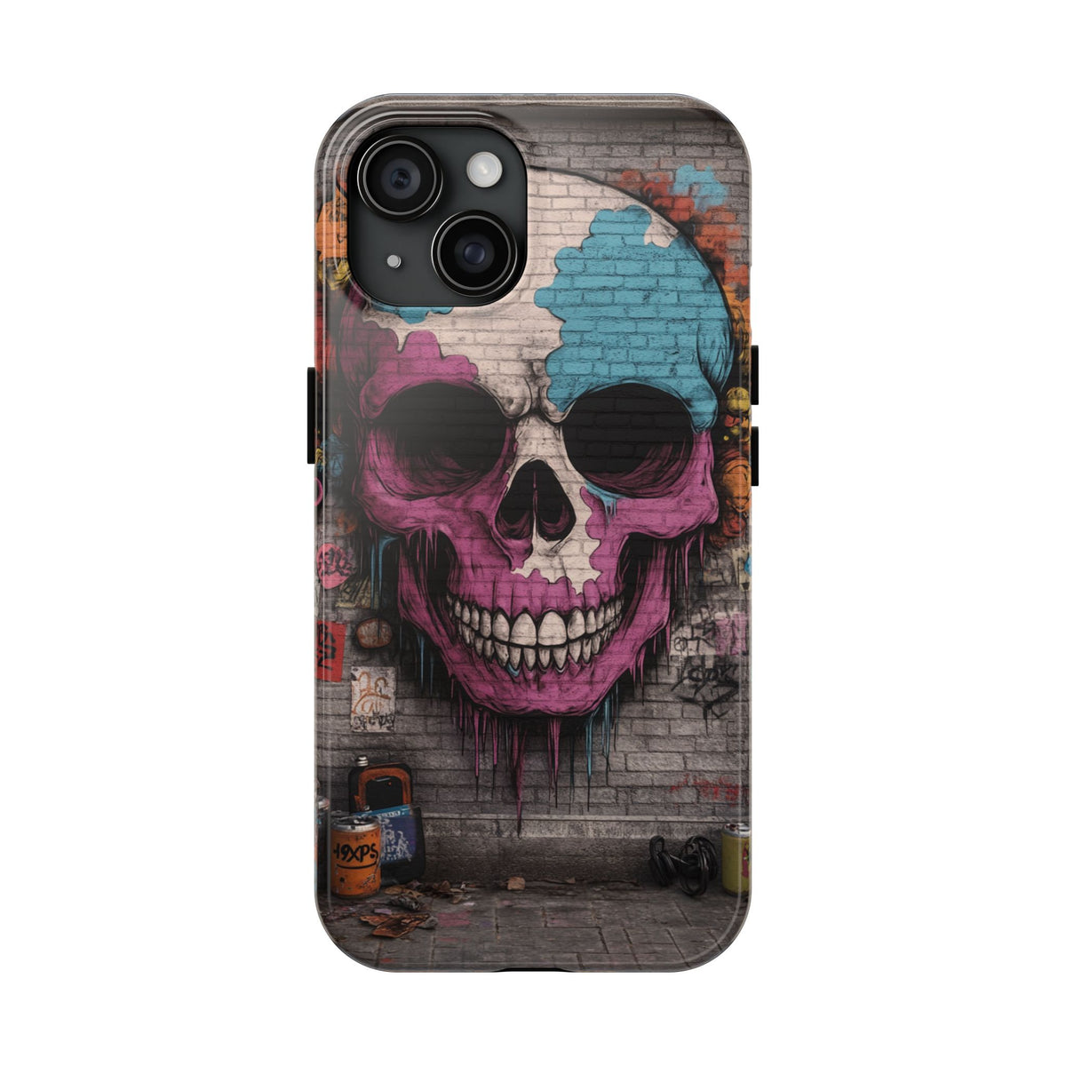 Funda Premium MINUX para iPhone y Samsung Galaxy - Graffiti Skull 001