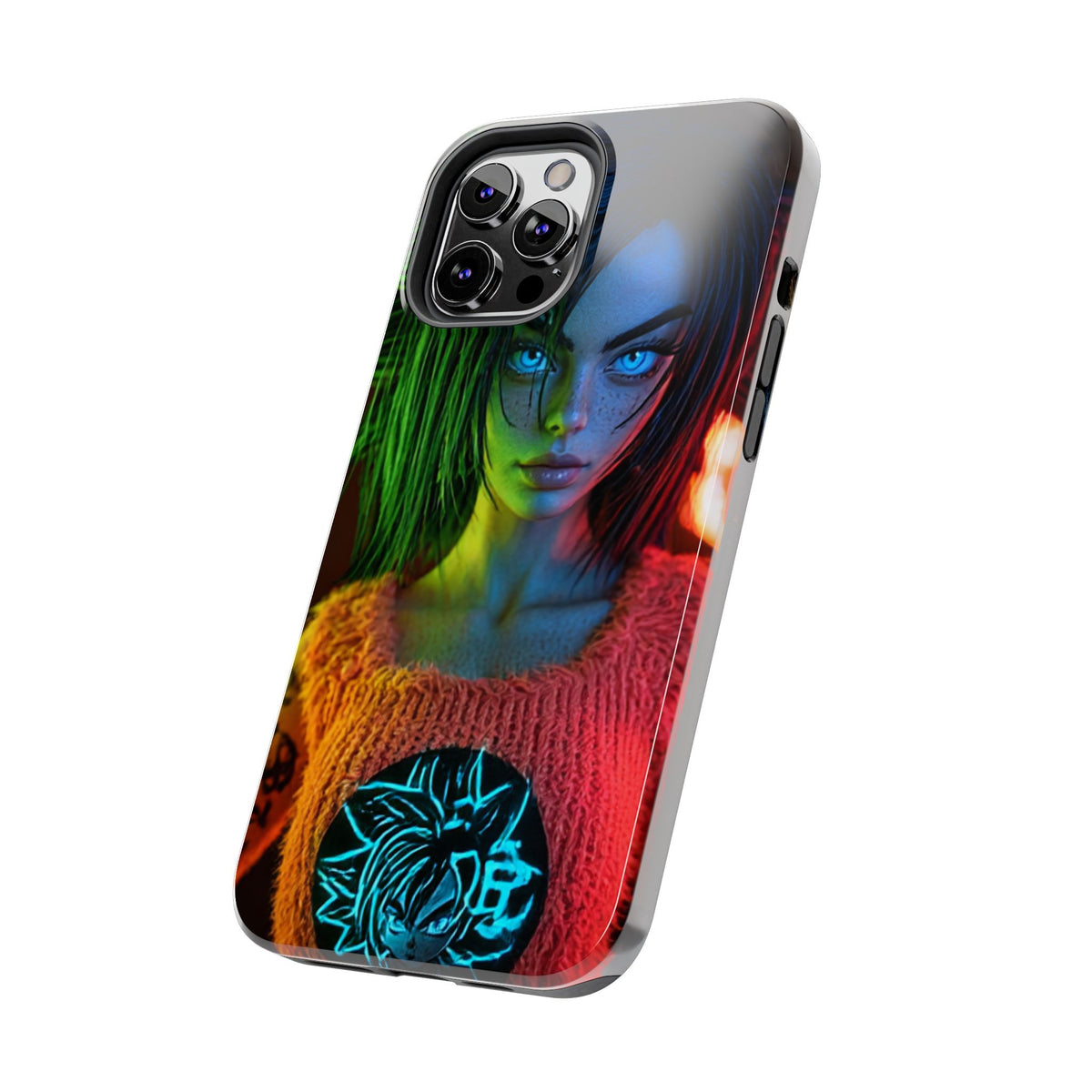 MINUX premium case - Neon girl 003
