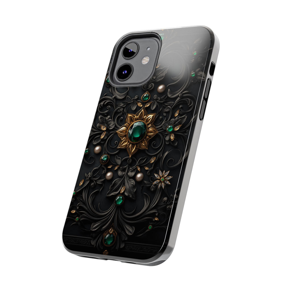 Fundas Premium MINUX para iPhone y Samsung Galaxy - Emerald Gothic Relic