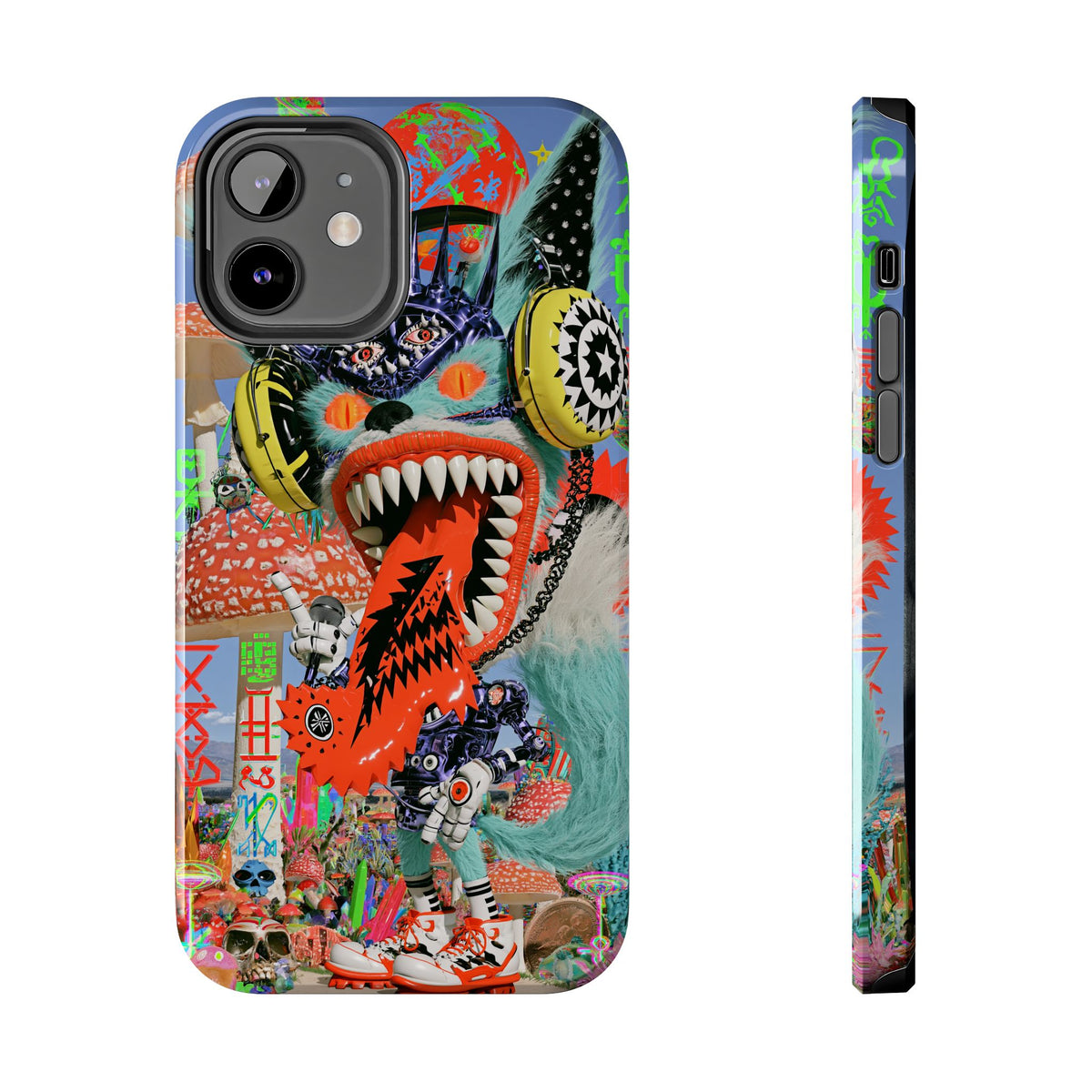 Fundas Premium MINUX para iPhone y Samsung Galaxy - Electric Fox Machine