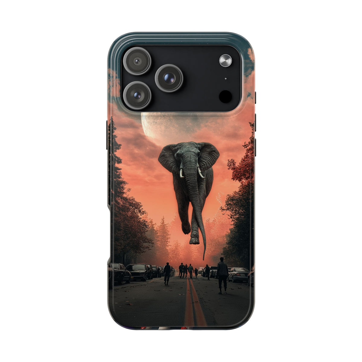 Fundas Premium MINUX para iPhone y Samsung Galaxy - Colossal Elephant City