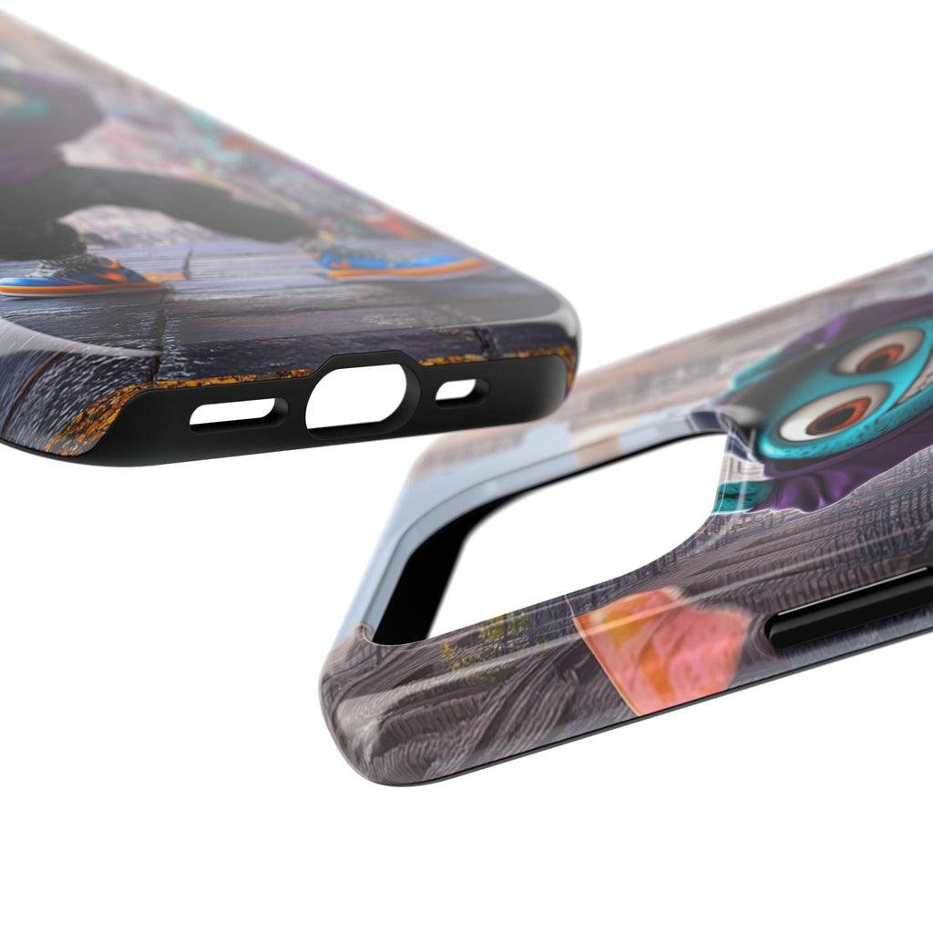 Funda Premium MINUX para iPhone y Samsung Galaxy - Alien Boy 001