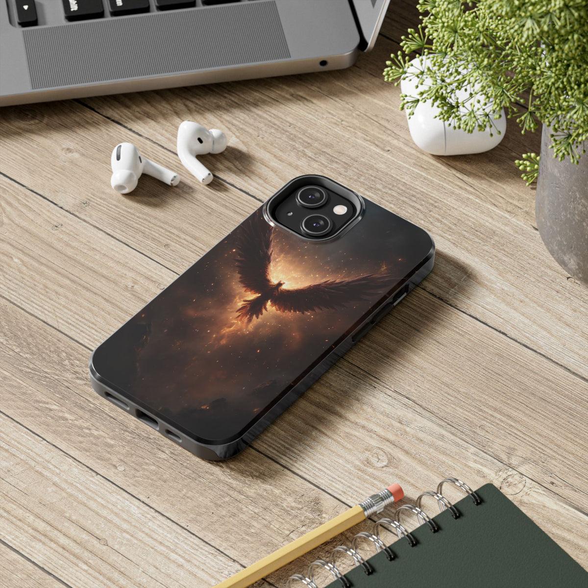 Funda Premium MINUX para iPhone y Samsung Galaxy - Phoenix Rise