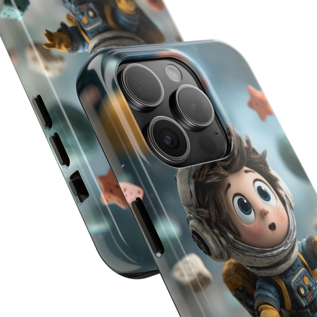 Funda Premium MINUX para iPhone y Samsung Galaxy - Astronaut child