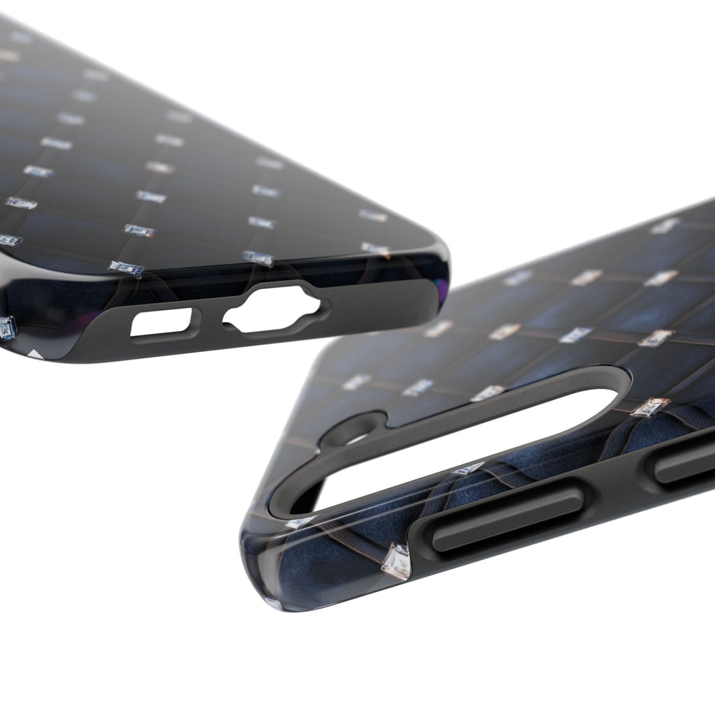 Fundas Premium MINUX para iPhone y Samsung Galaxy - Midnight Diamond Quilt