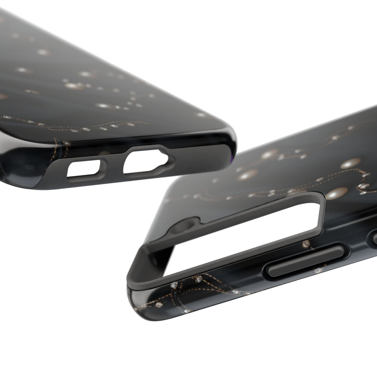 Fundas Premium MINUX para iPhone y Samsung Galaxy - Pearl Chain Velvet