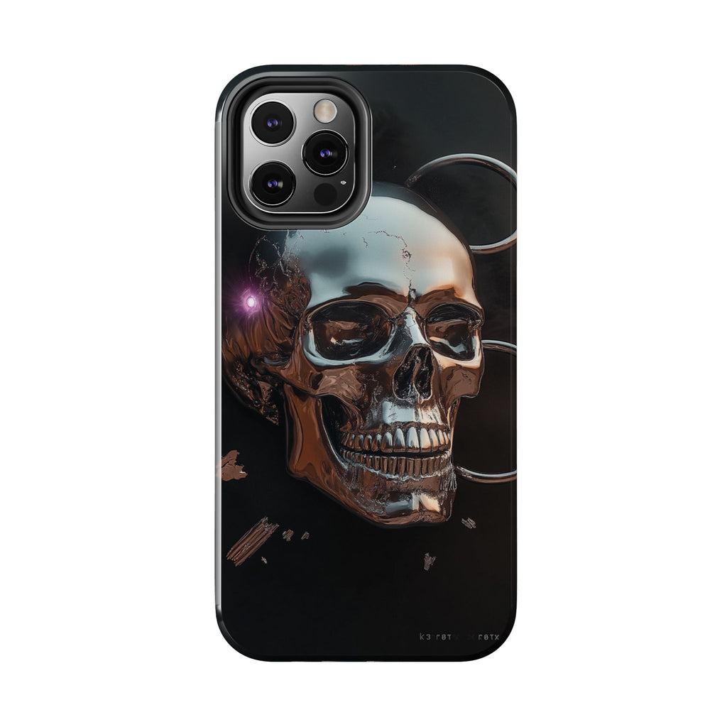 Funda Premium MINUX para iPhone y Samsung Galaxy - Iron Skull 002