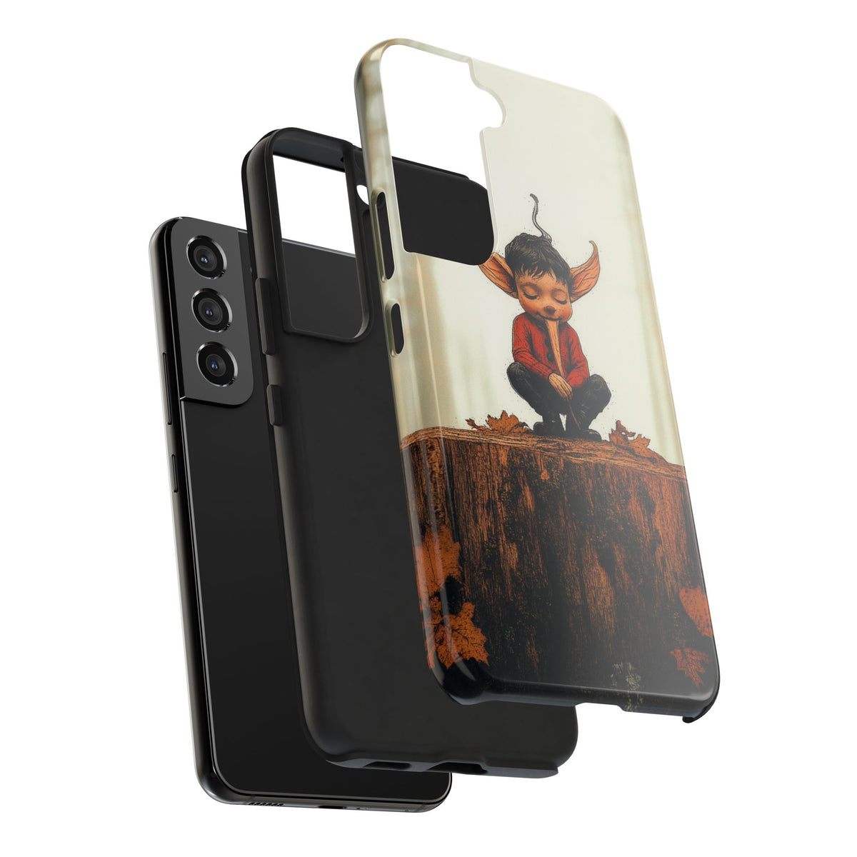 Fundas Premium MINUX para iPhone y Samsung Galaxy - Tiny Forest Guardian