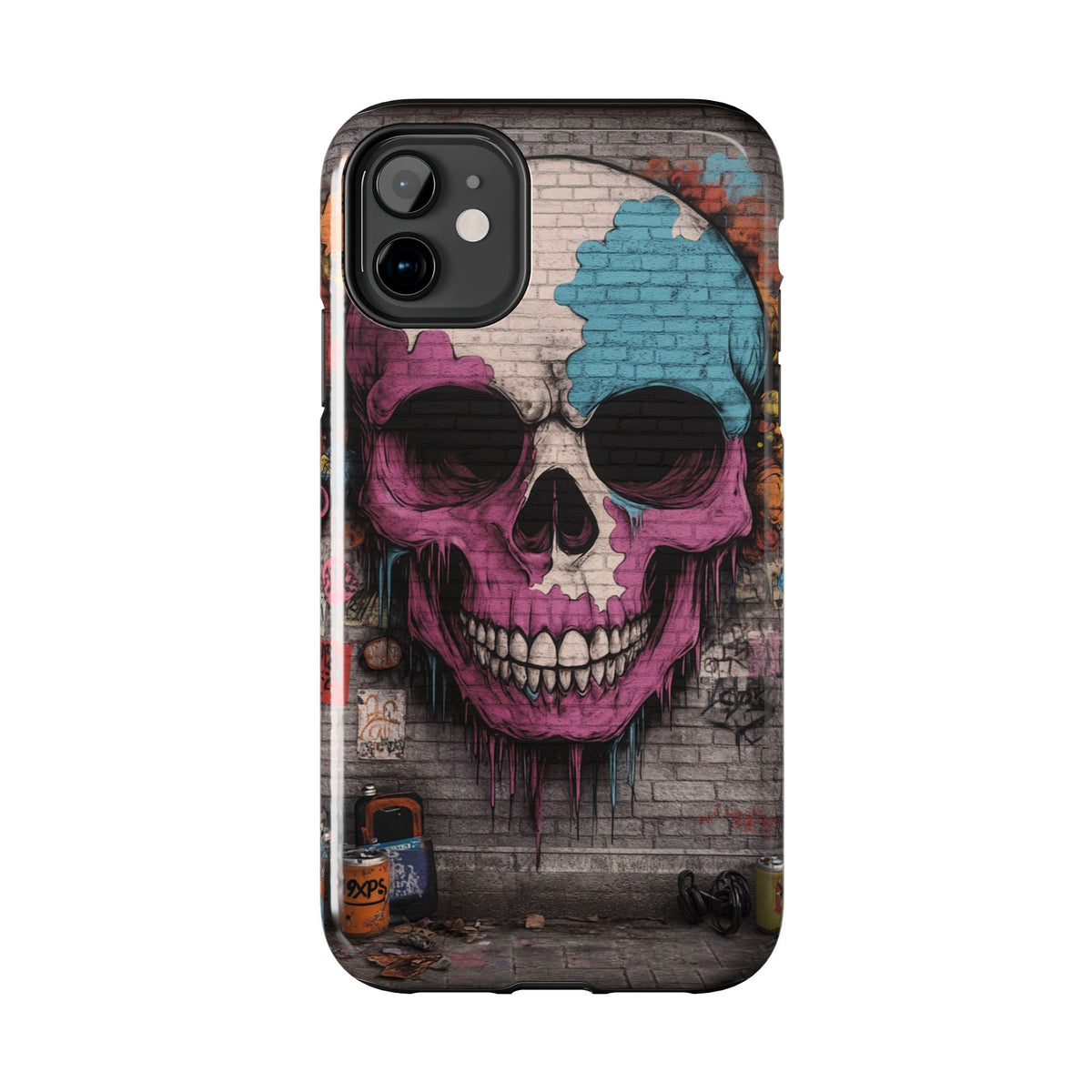Funda Premium MINUX para iPhone y Samsung Galaxy - Graffiti Skull 001