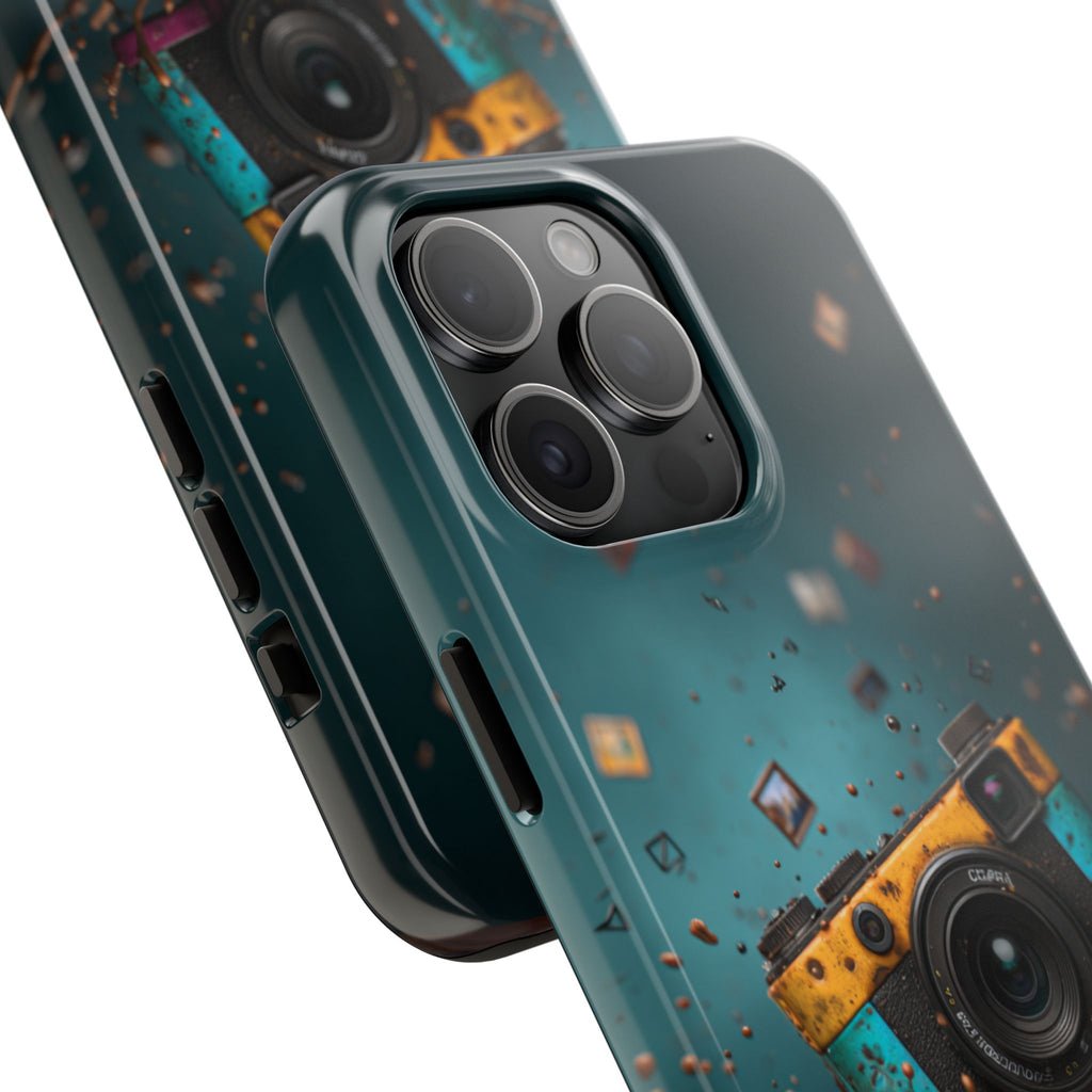 Funda Premium MINUX para iPhone y Samsung Galaxy - Color camera