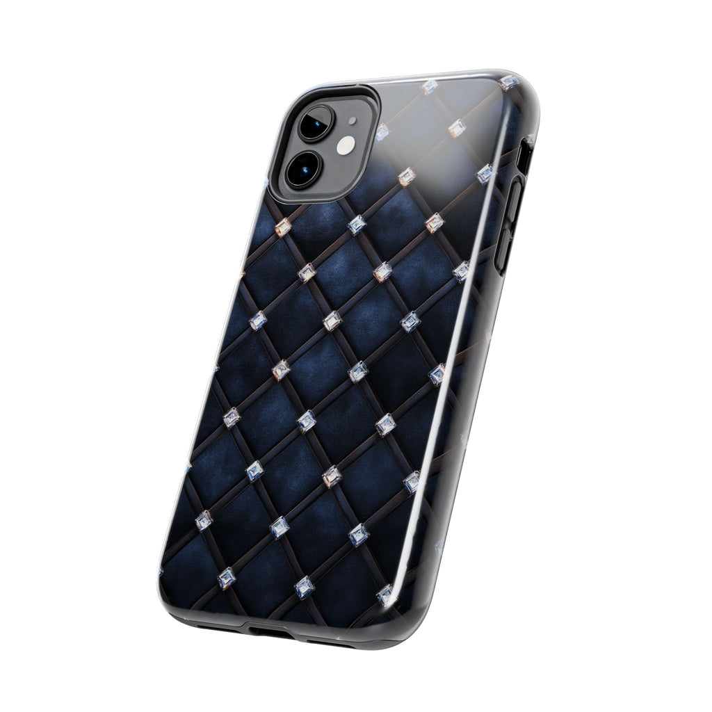 Fundas Premium MINUX para iPhone y Samsung Galaxy - Midnight Diamond Quilt