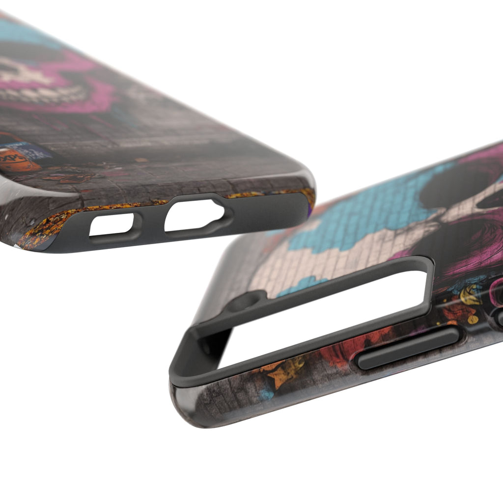 Funda Premium MINUX para iPhone y Samsung Galaxy - Graffiti Skull 001