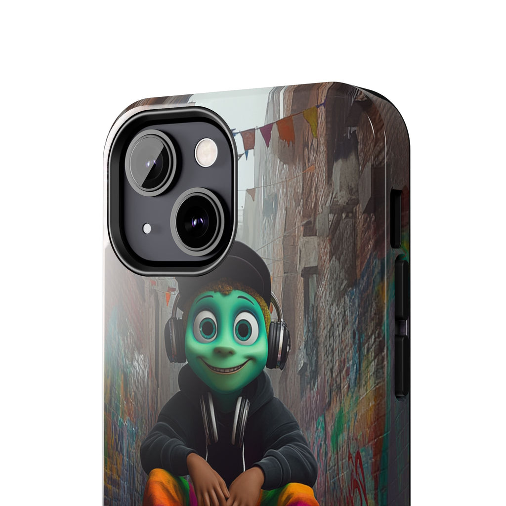 Funda Premium MINUX para iPhone y Samsung Galaxy - Alien Boy