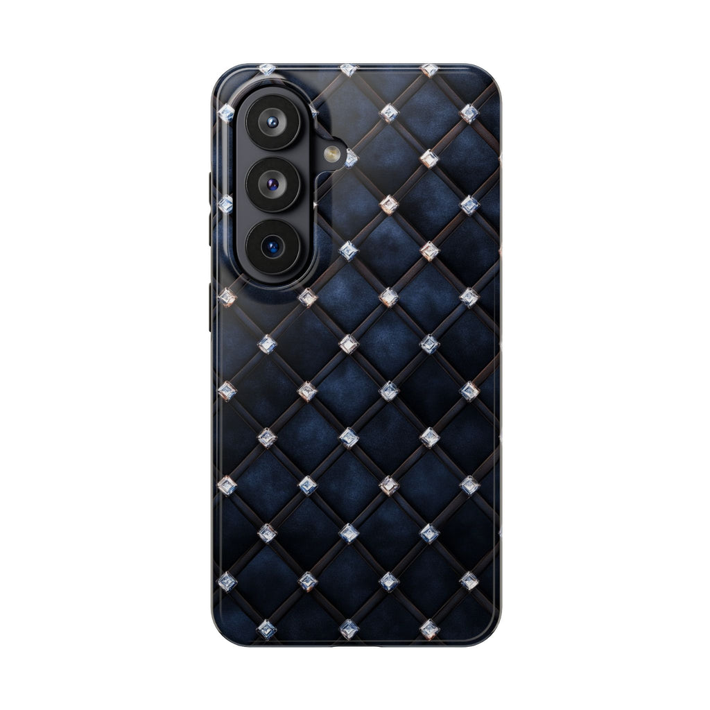 Fundas Premium MINUX para iPhone y Samsung Galaxy - Midnight Diamond Quilt