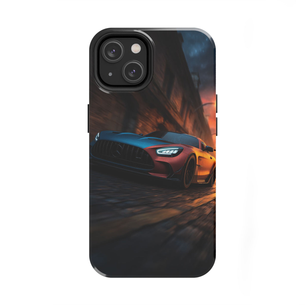 Funda Premium MINUX para iPhone y Samsung Galaxy - Neon car