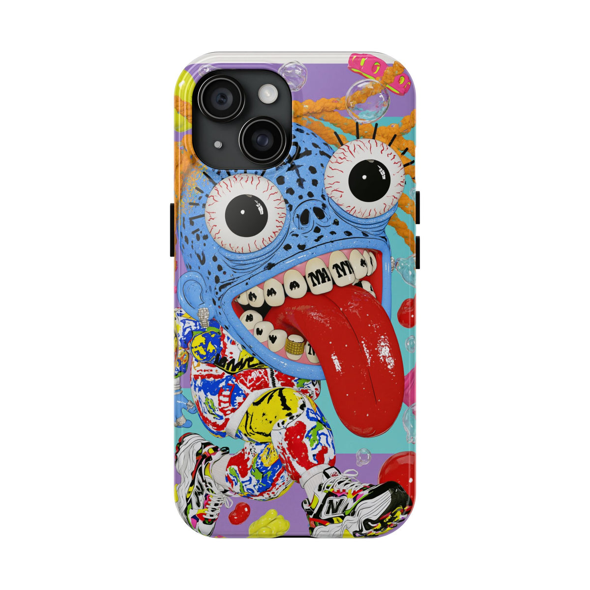 Fundas Premium MINUX para iPhone y Samsung Galaxy - Wild Neon Monster