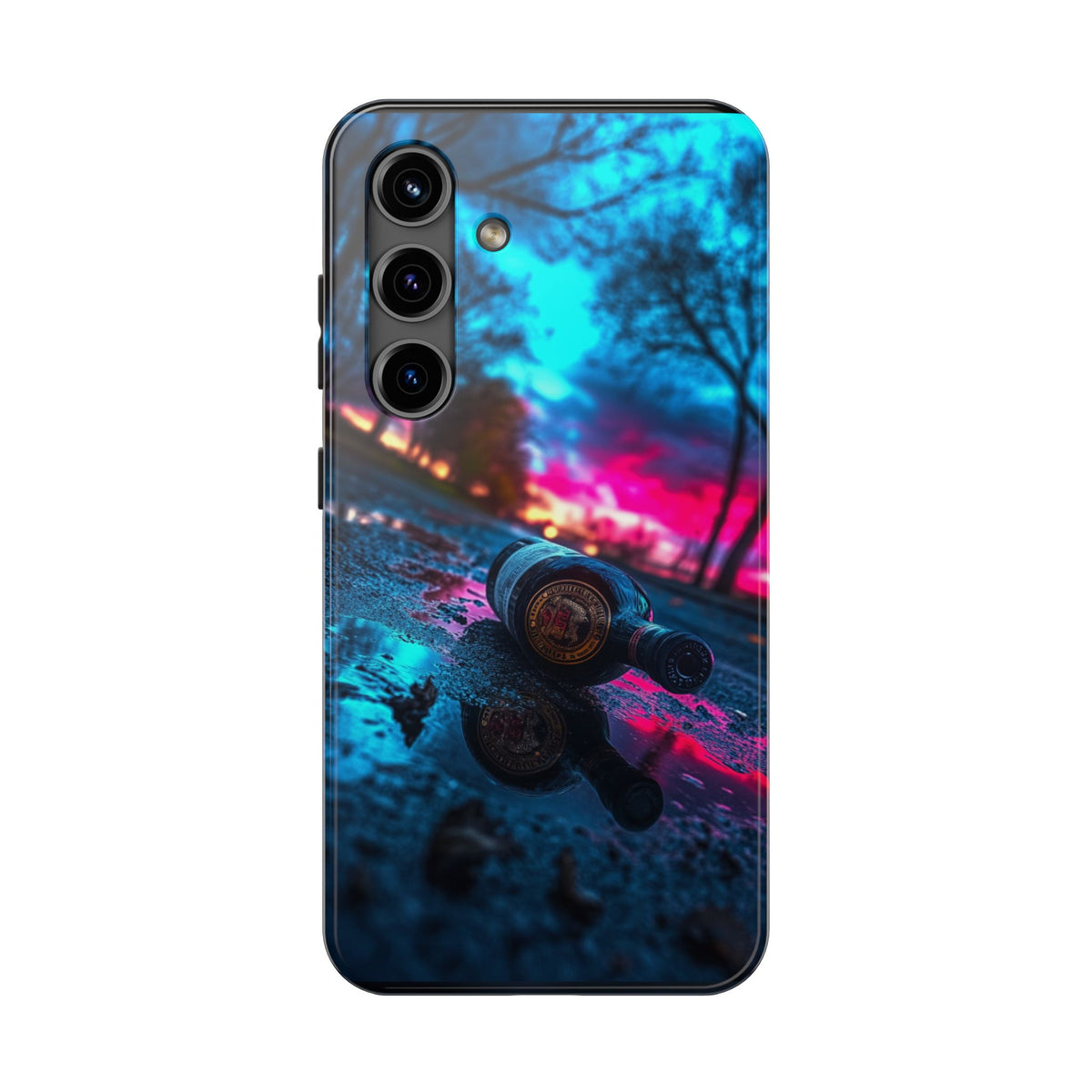Funda Premium MINUX para iPhone y Samsung Galaxy - Neon Color Bottle