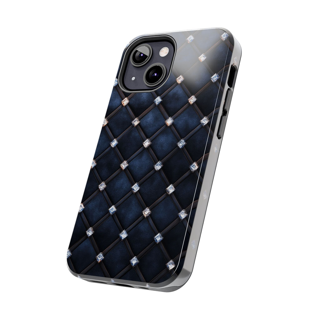 Fundas Premium MINUX para iPhone y Samsung Galaxy - Midnight Diamond Quilt