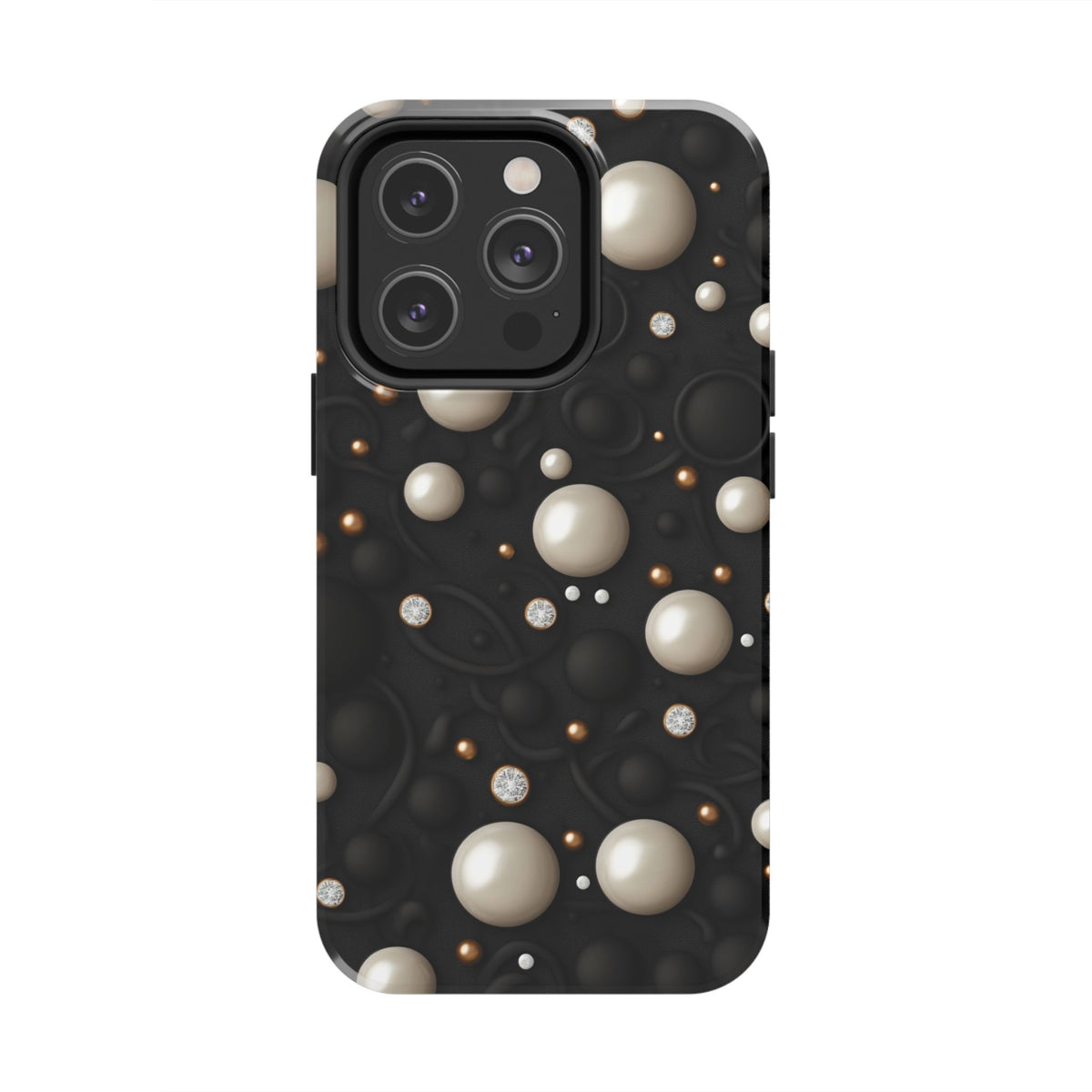 Fundas Premium MINUX para iPhone y Samsung Galaxy - Ivory Pearl Obsidian