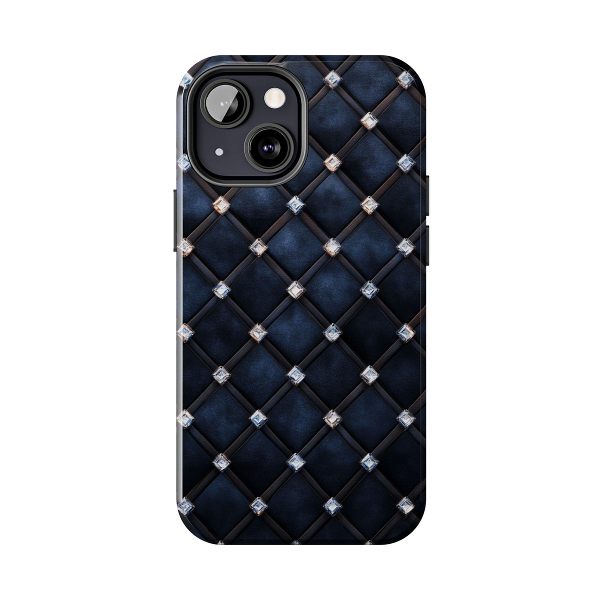 Fundas Premium MINUX para iPhone y Samsung Galaxy - Midnight Diamond Quilt