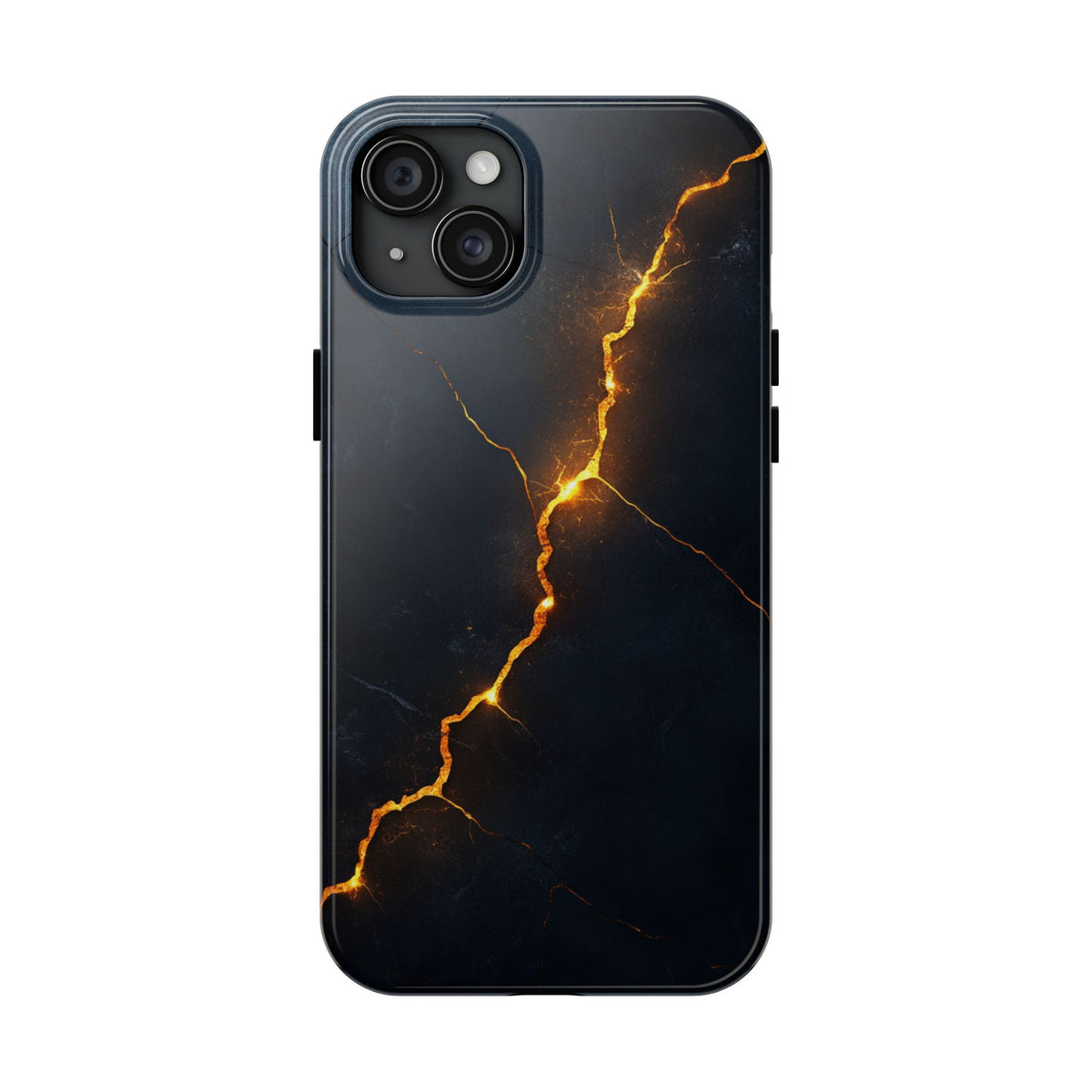 Fundas Premium MINUX para iPhone y Samsung Galaxy - Electric Gold Vein
