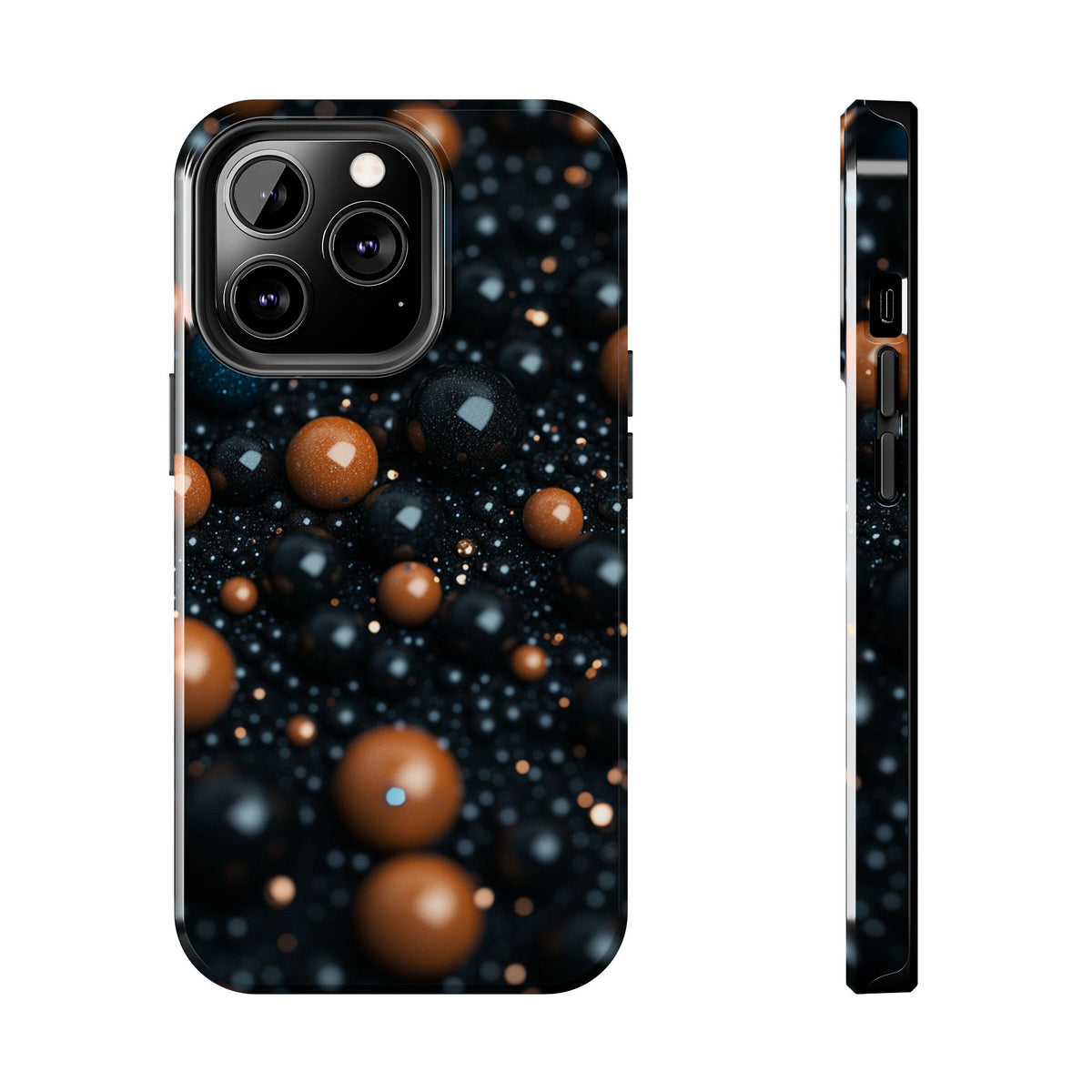 Fundas Premium MINUX para iPhone y Samsung Galaxy - Copper Pearl Constellation
