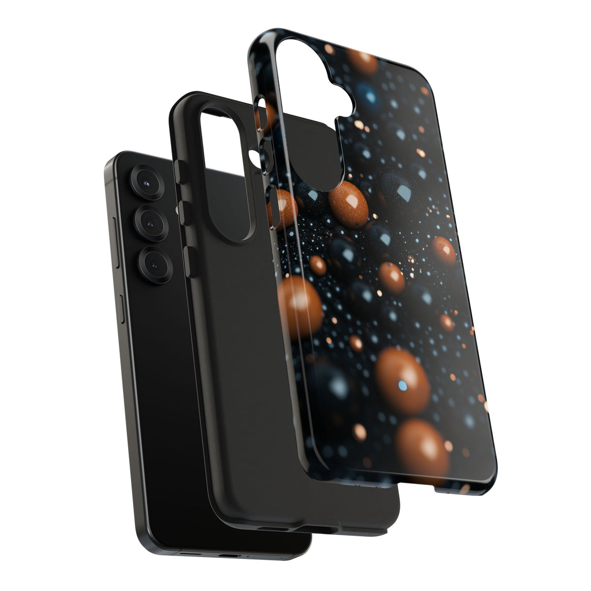 Fundas Premium MINUX para iPhone y Samsung Galaxy - Copper Pearl Constellation