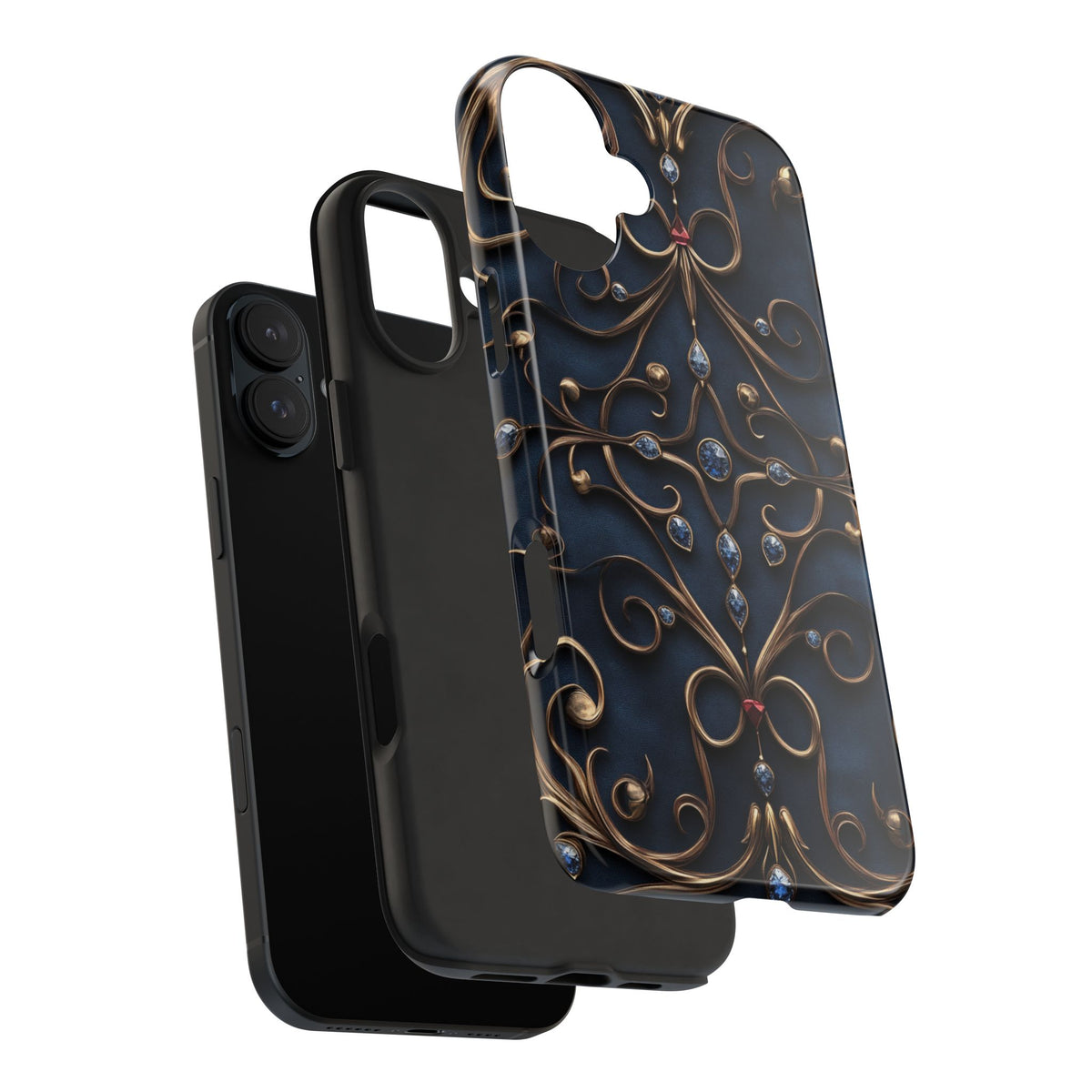 Fundas Premium MINUX para iPhone y Samsung Galaxy - Royal Gold Filigree