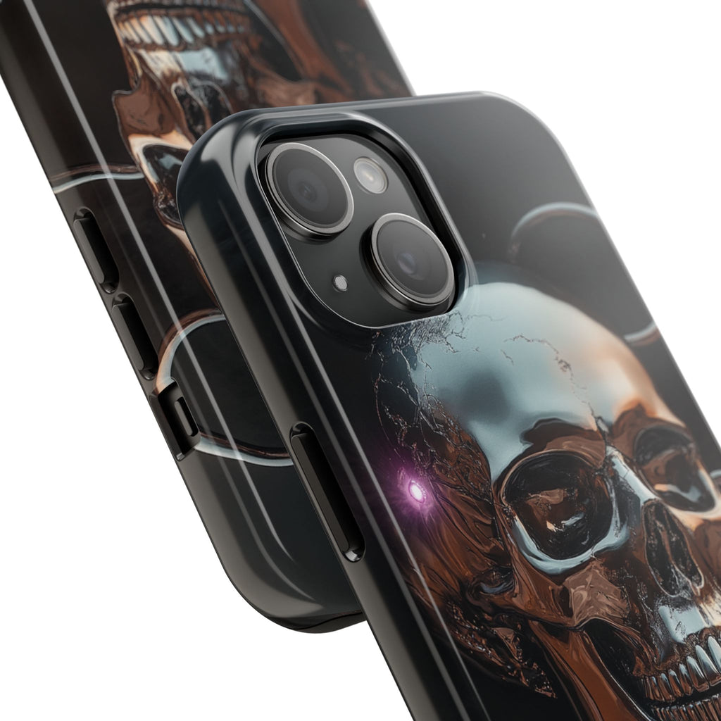 Funda Premium MINUX para iPhone y Samsung Galaxy - Iron Skull 002