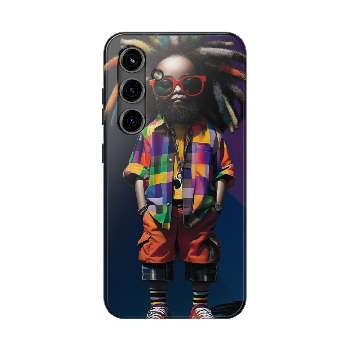Funda Premium MINUX para iPhone y Samsung Galaxy - Psycho Shaman