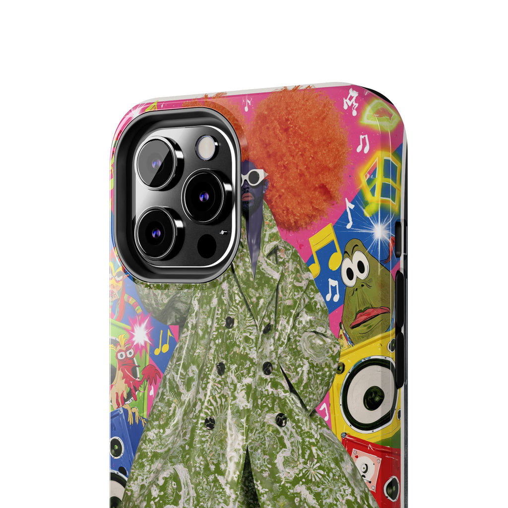 Fundas Premium MINUX para iPhone y Samsung Galaxy - Purple Tech Creature