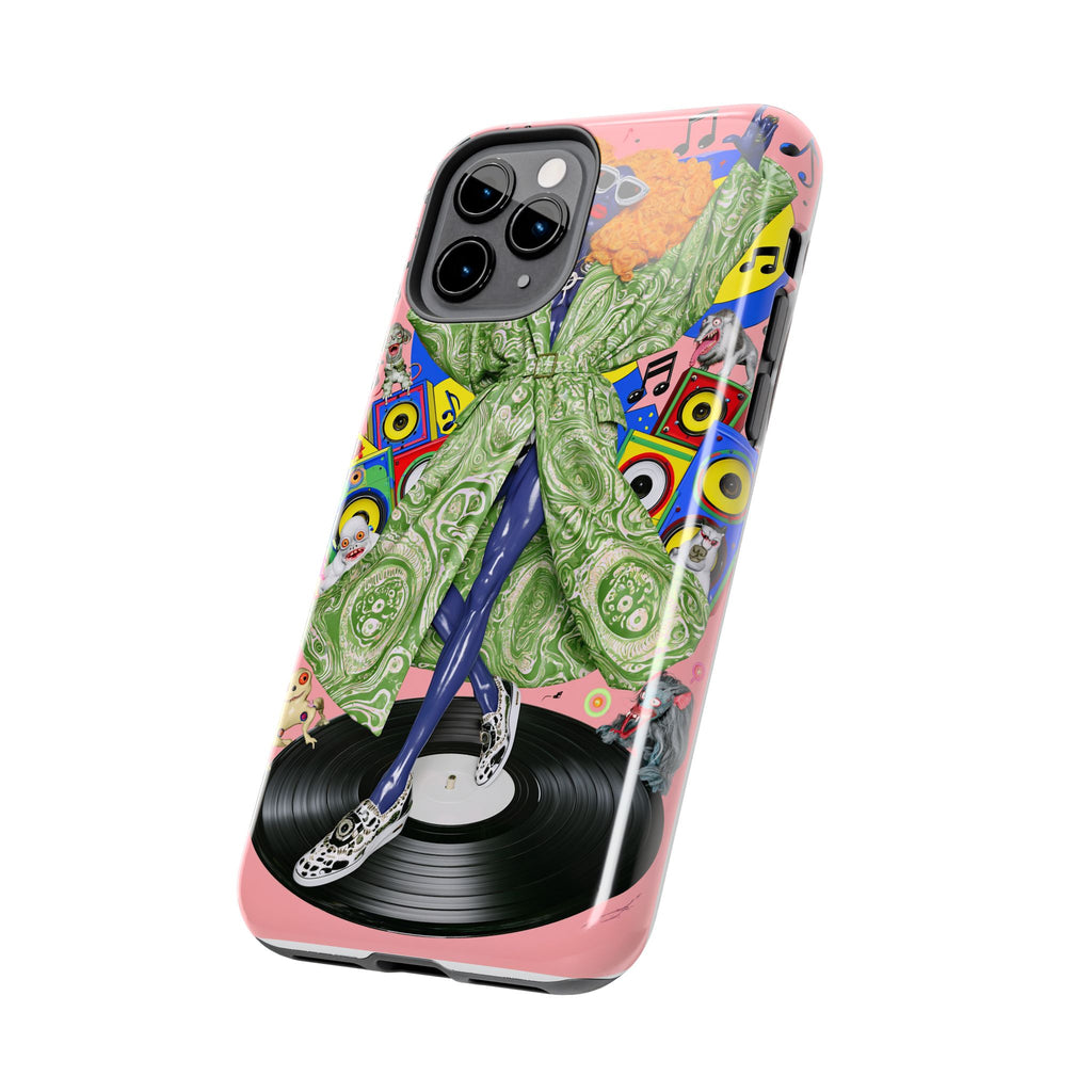 Fundas Premium MINUX para iPhone y Samsung Galaxy - Neon Tech Creature