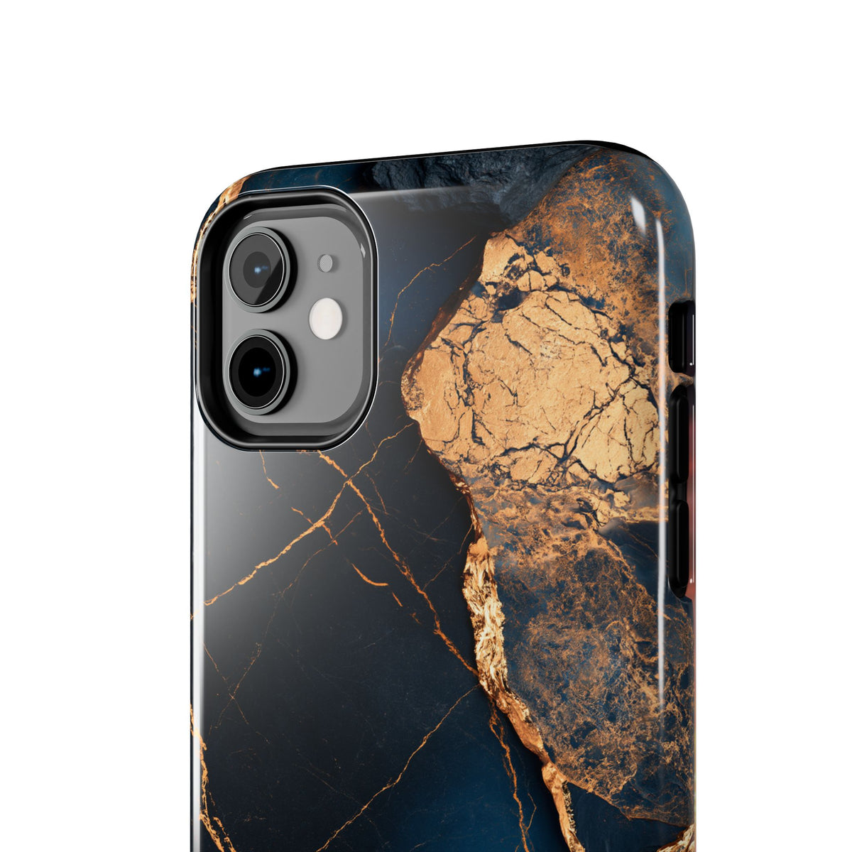 Funda Premium MINUX para iPhone y Samsung Galaxy - Golden Marble