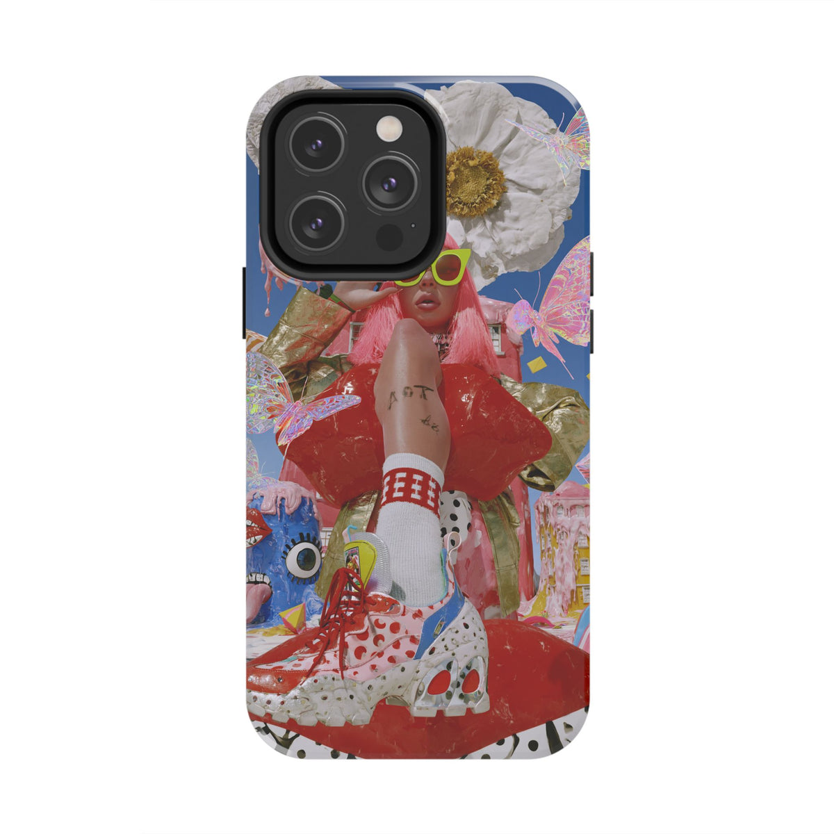 Fundas Premium MINUX para iPhone y Samsung Galaxy - Dreamscape Pink Creature