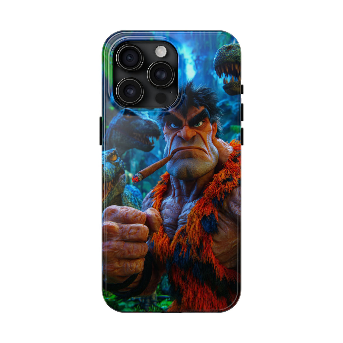 Funda Premium MINUX para iPhone y Samsung Galaxy - Caveman 004