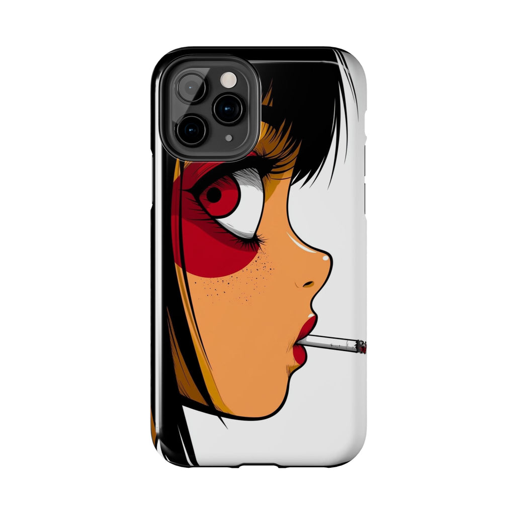 Fundas Premium MINUX para iPhone y Samsung Galaxy - Smoking Side Profile