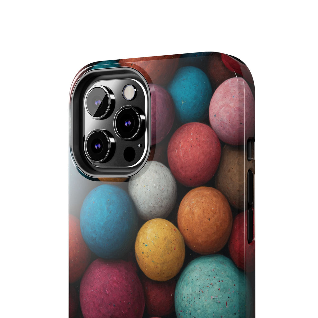 Funda Premium MINUX para iPhone y Samsung Galaxy - Colored Balls 001