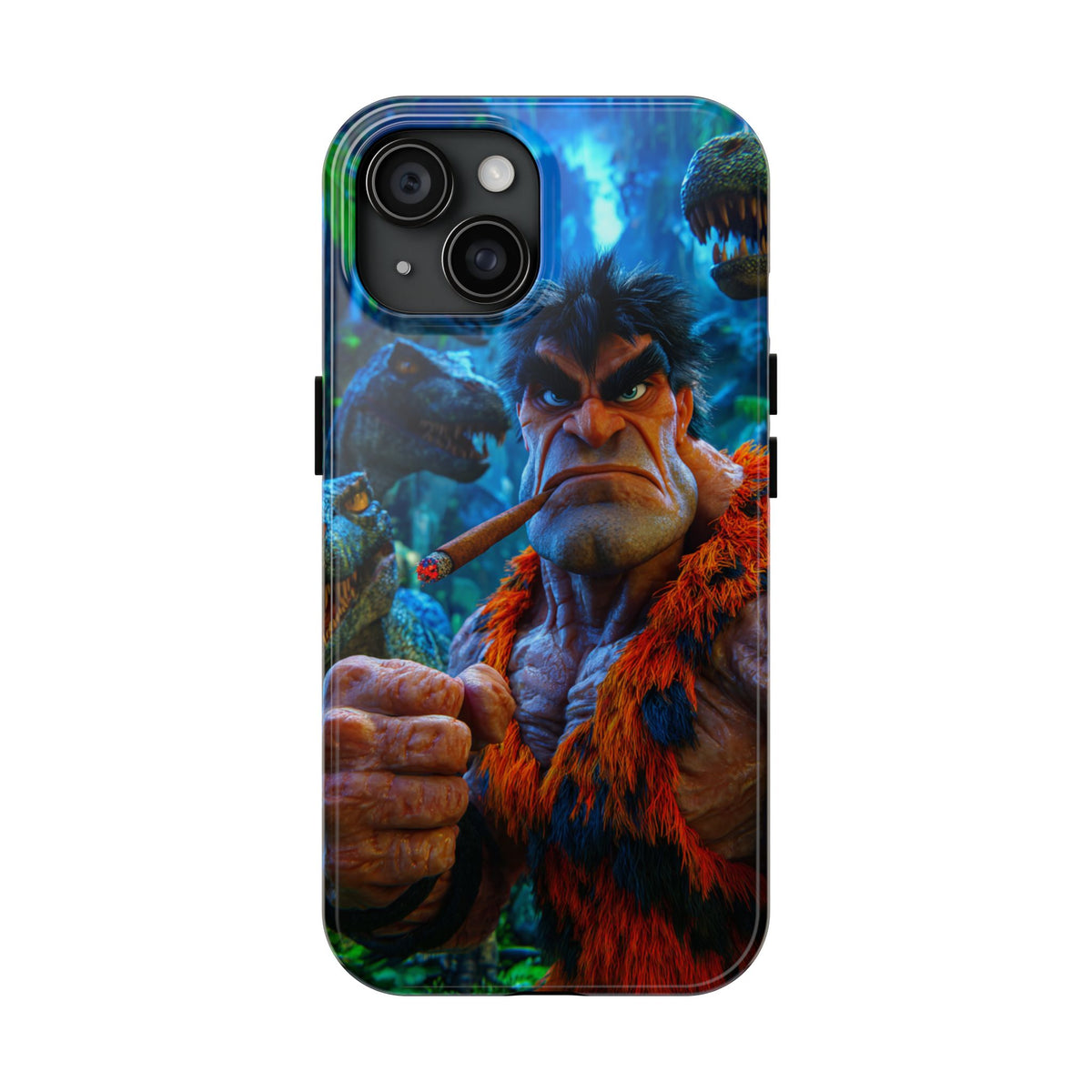 Funda Premium MINUX para iPhone y Samsung Galaxy - Caveman 004