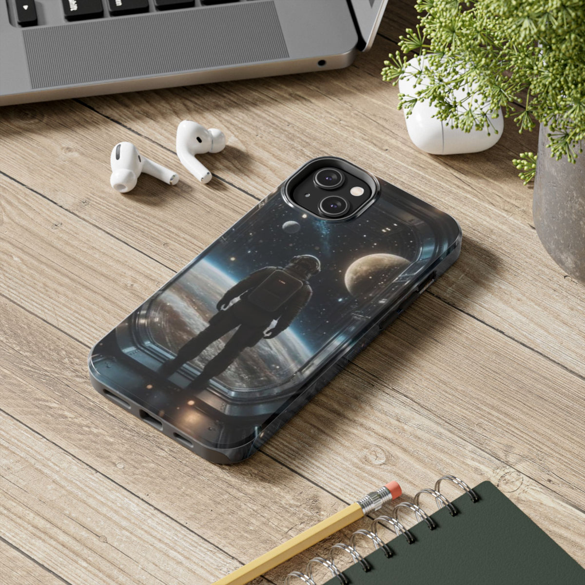 Funda Premium MINUX para iPhone y Samsung Galaxy - Astronaut