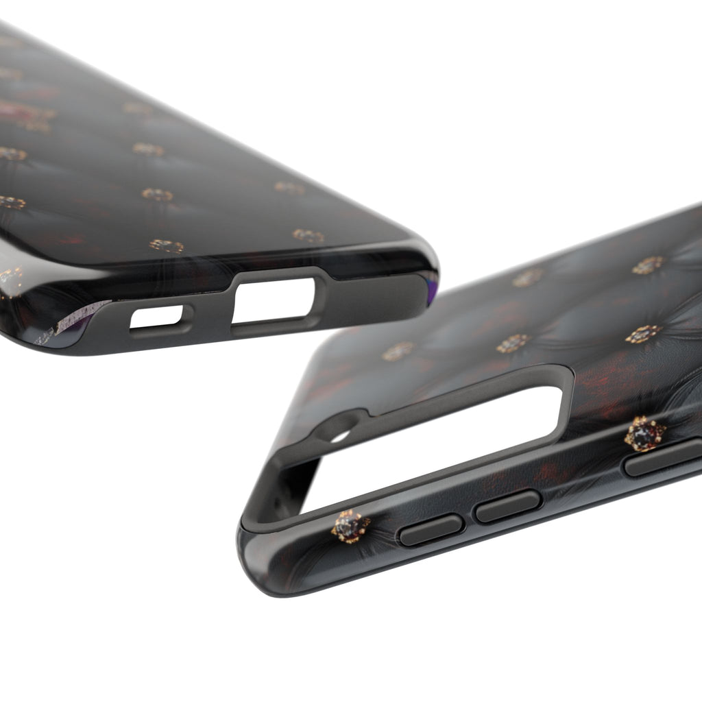 Fundas Premium MINUX para iPhone y Samsung Galaxy - Ruby Buttoned Velvet