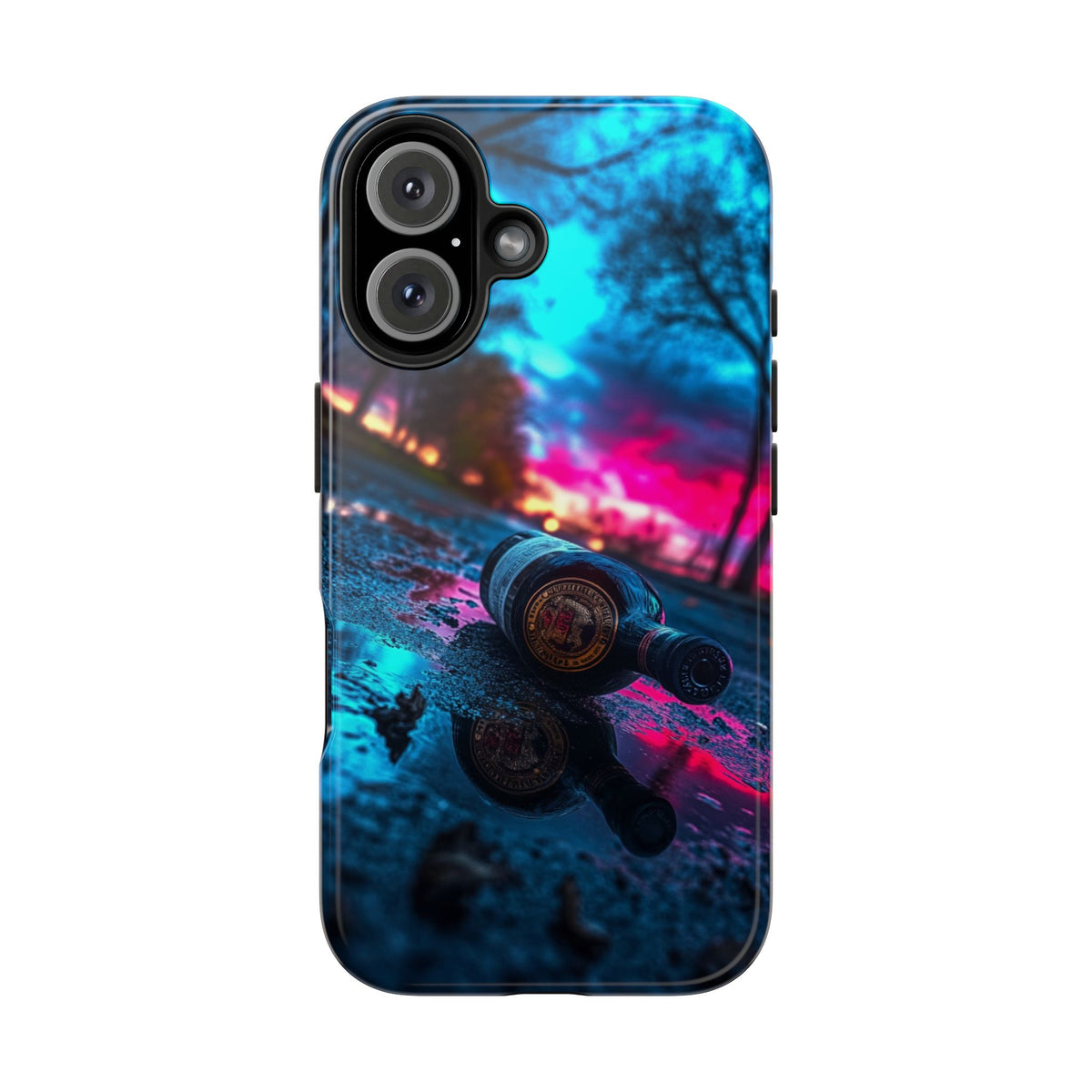Funda Premium MINUX para iPhone y Samsung Galaxy - Neon Color Bottle