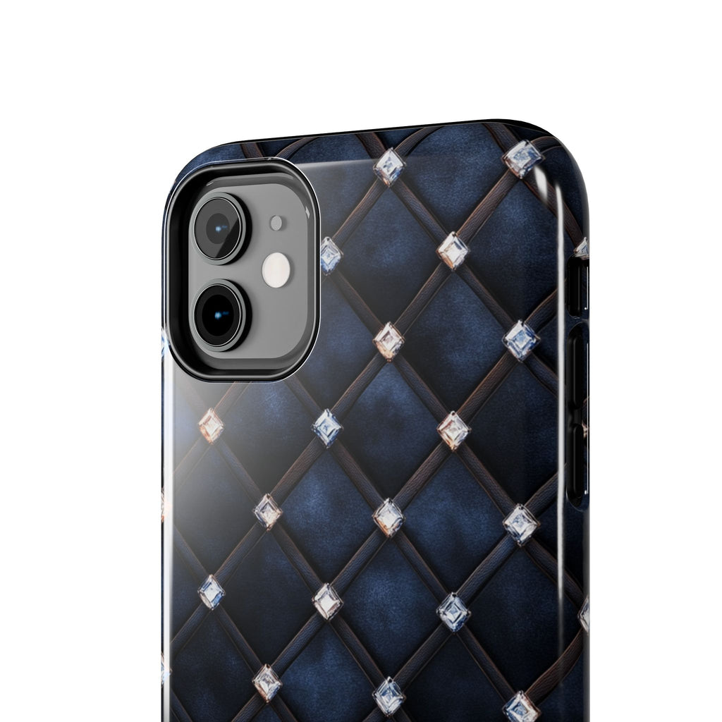 Fundas Premium MINUX para iPhone y Samsung Galaxy - Midnight Diamond Quilt