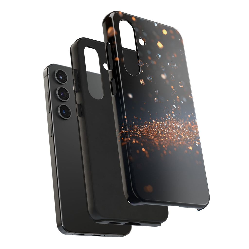 Fundas Premium MINUX para iPhone y Samsung Galaxy - Golden Diamond Dust