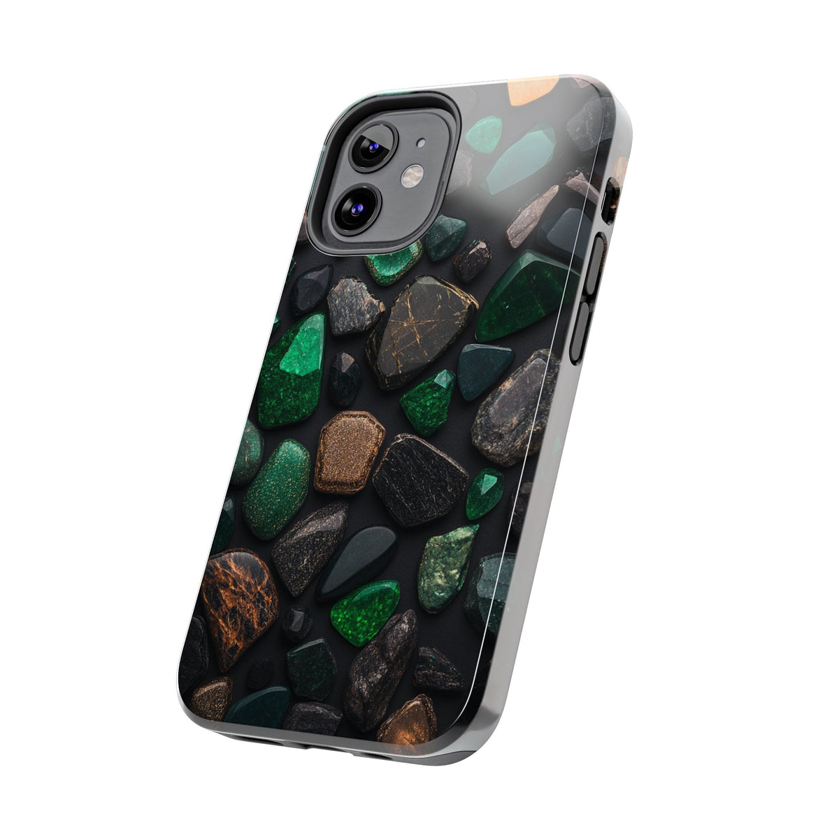 Fundas Premium MINUX para iPhone y Samsung Galaxy - Emerald Stone Mosaic